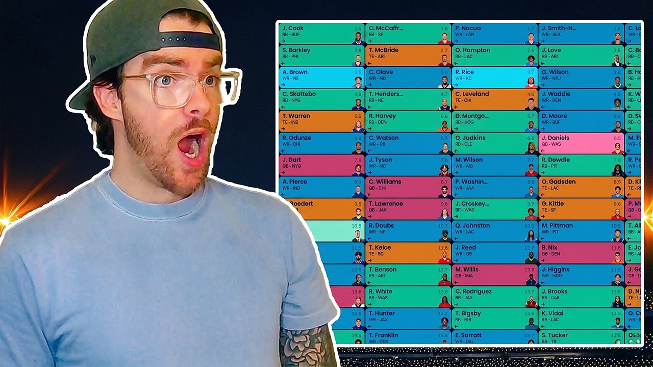Watch Me Build the PERFECT 2026 Half PPR Fantasy Roster 🏆