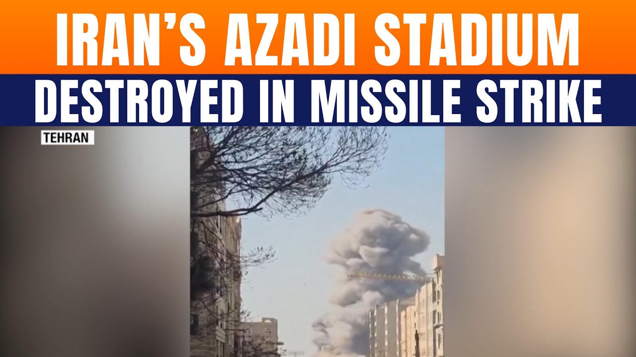 Israel Strikes Iran | Massive Airstrike Destroys Azadi Stadium In Tehran As Iran War Intensifies