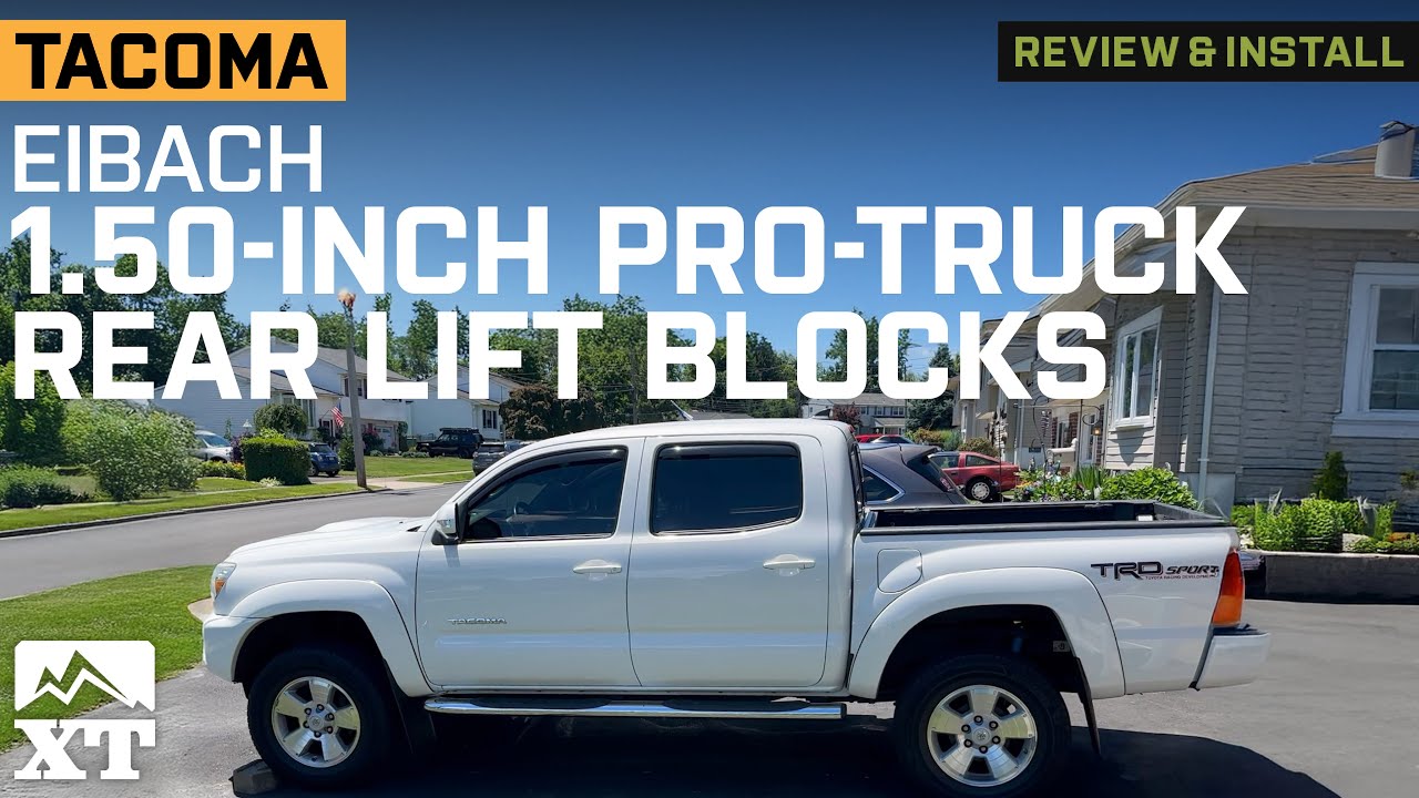 2005-2023 Tacoma Eibach 1.50-Inch Pro-Truck Rear Lift Blocks Review & Install