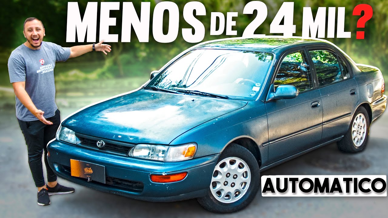 COROLLA AUTOMÁTICO por MENOS de 24 MIL? | O SEDAN CONFORTÁVEL que NINGUÉM ESPERA!