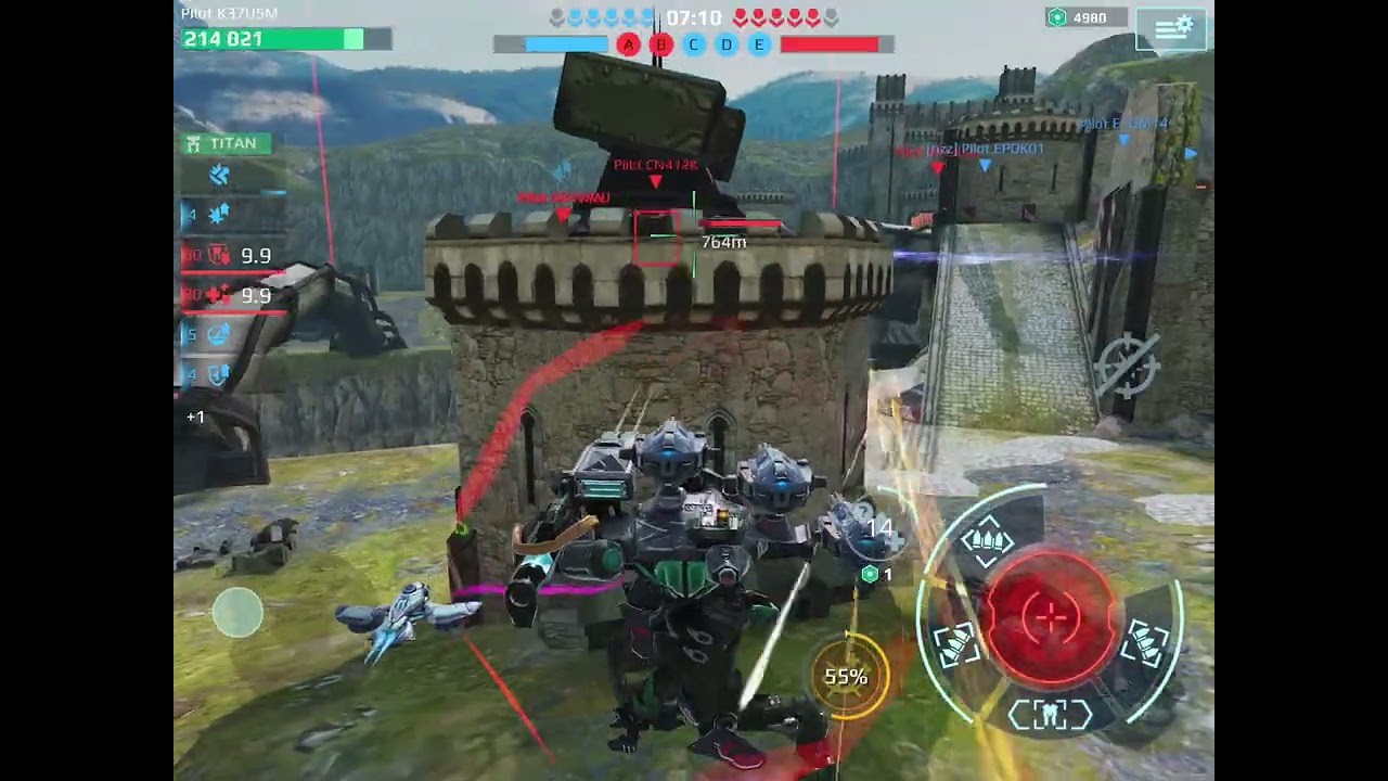 11.8 War Robots Test Server Gameplay #2
