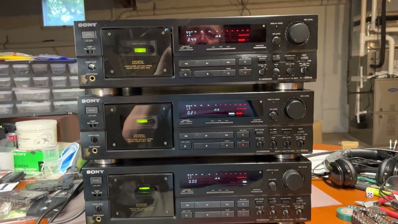 New Arrivals: A Trio of Sony TC-K222ESL Decks