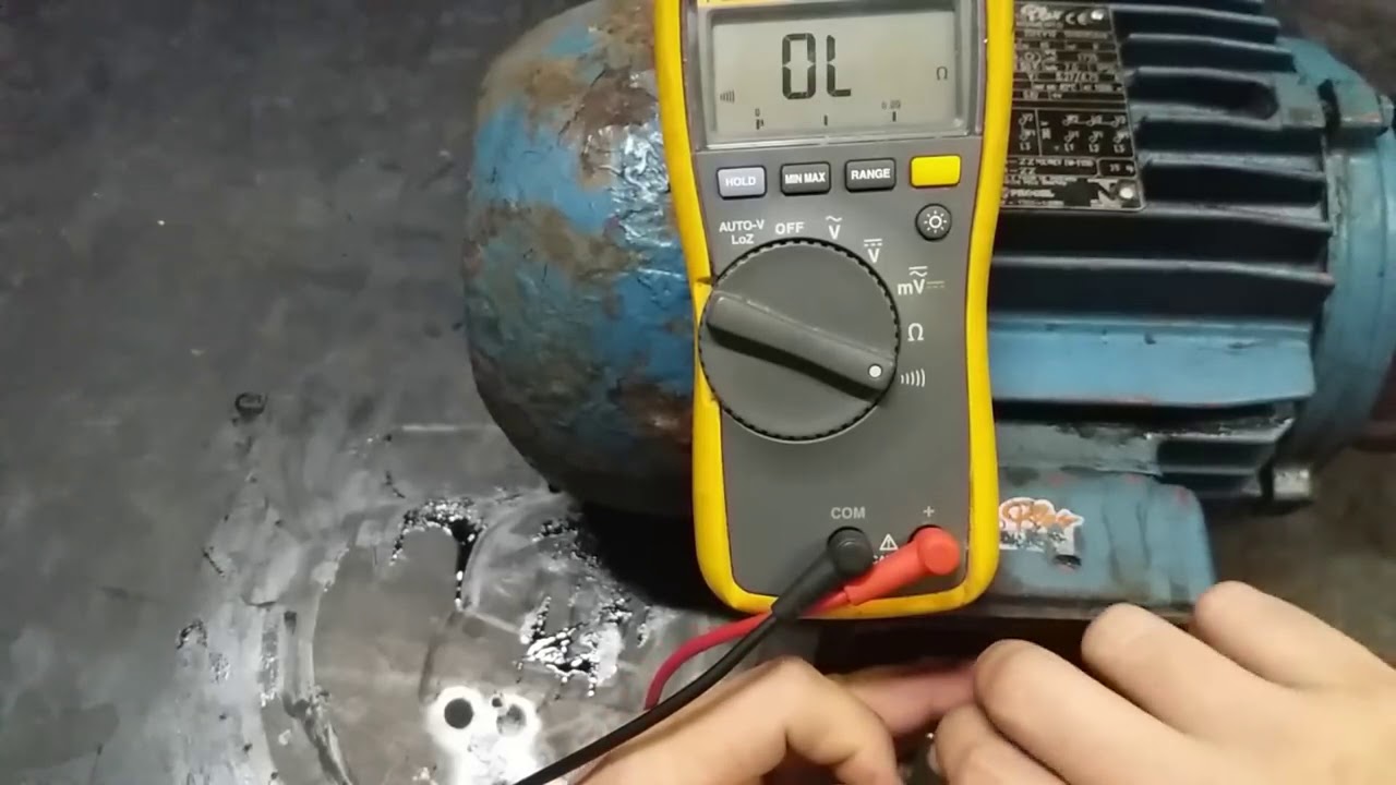 Motor Trif&aacute;sico Queimado