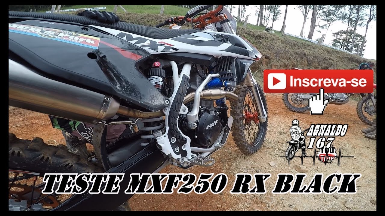 TESTE DA MXF 250 RX BLACK | MXF 4 TEMPOS | TESTE NO MORRO E PISTA | PMT | ADALTO MOTORAID