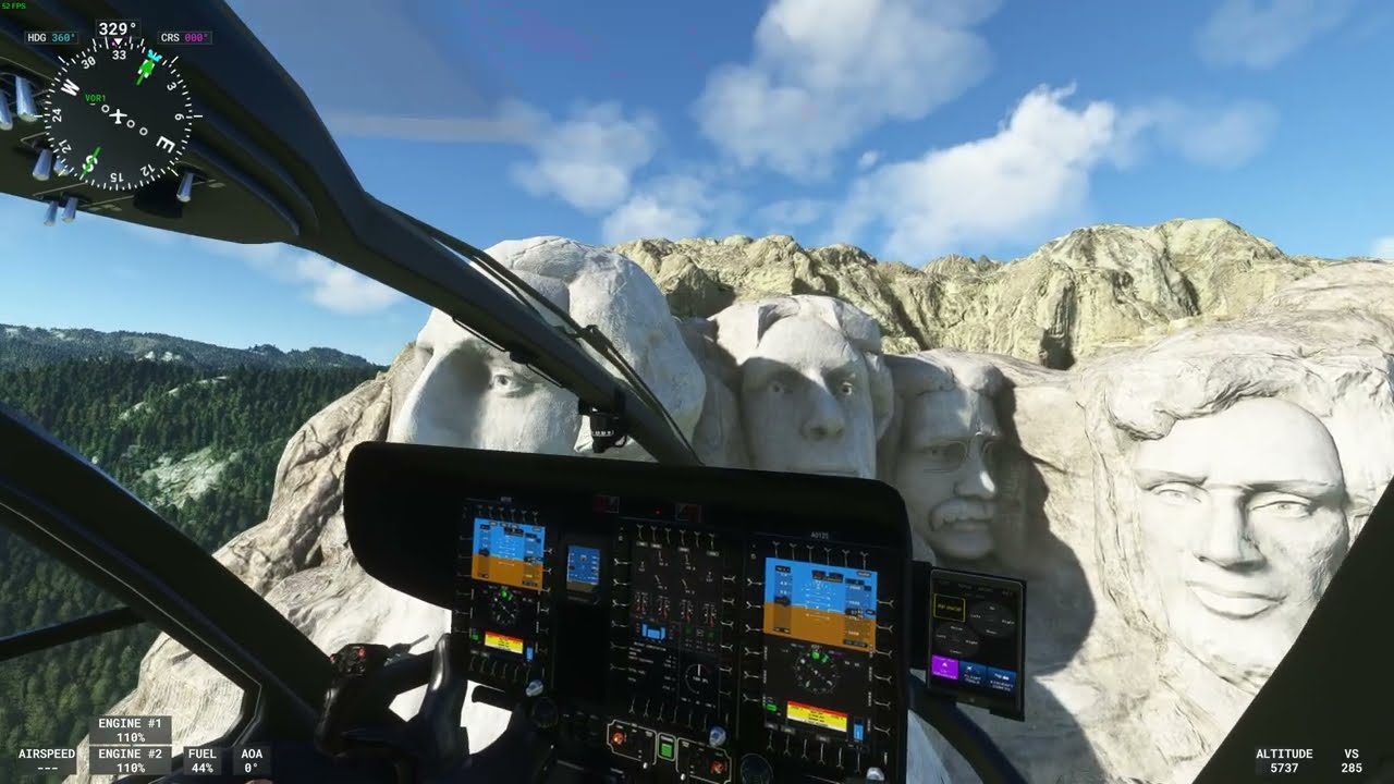 Mount Rushmore - Microsoft Flight Simulator