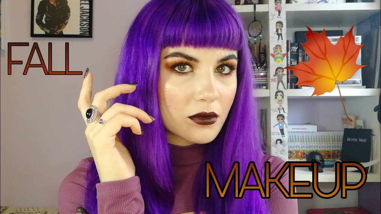 MAKEUP AUTUNNALE - Halo Smokey Eyes + dark lips (autunno 2021) 🍁