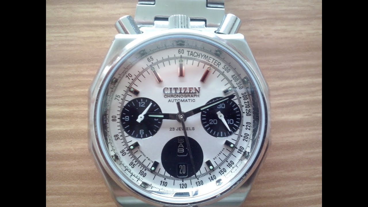 CITIZEN PANDA OCTAGONAL 8110 CRONOGRAPH TIME CHALLENGER PART.1