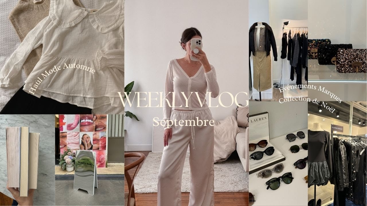 Paris Vlog✨ Collection Noël Durance, Haul Mode Petite Mendigote & Saaj, mes lectures du moment