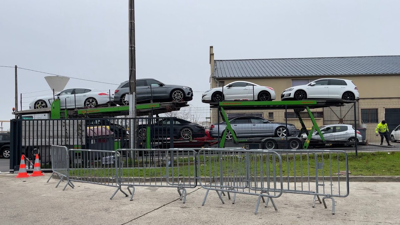 Notre premier Camion / Livraison 8 voitures !!!