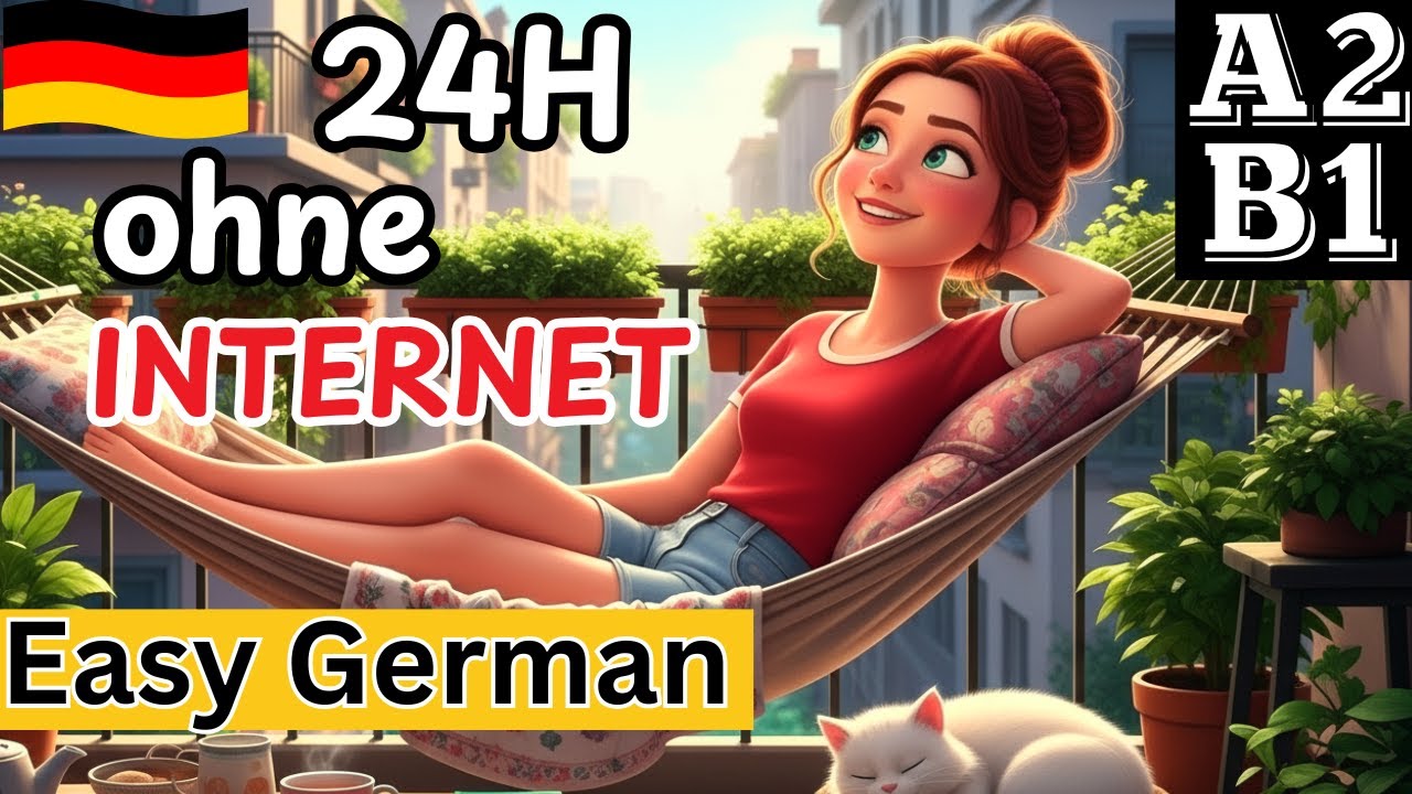 Learn German: EASY Story for Beginners - 24H Offline! (English Subtitles)