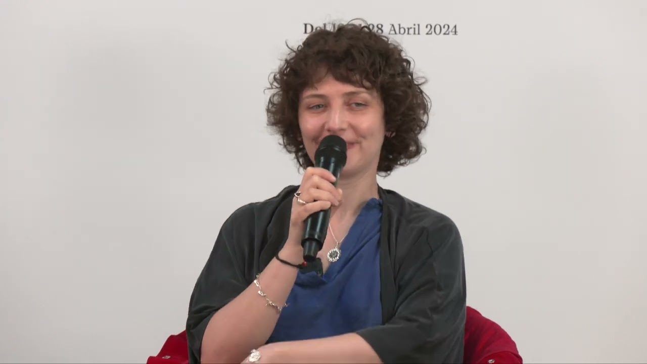 Anna Starobinets en conversación con Jesús Ortega. Feria del Libro de Granada 2024