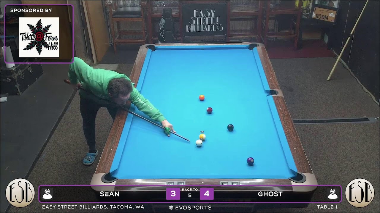 SEAN vs GHOST - EASY STREET BILLIARDS - TABLE 1 | EvoSports