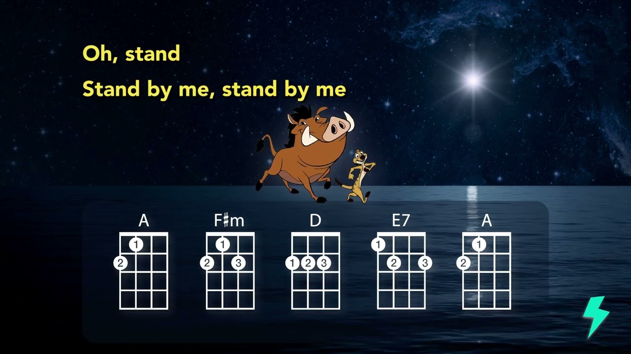 STAND BY ME (Ben E. King) - Ukulele Play Along in the Original Key