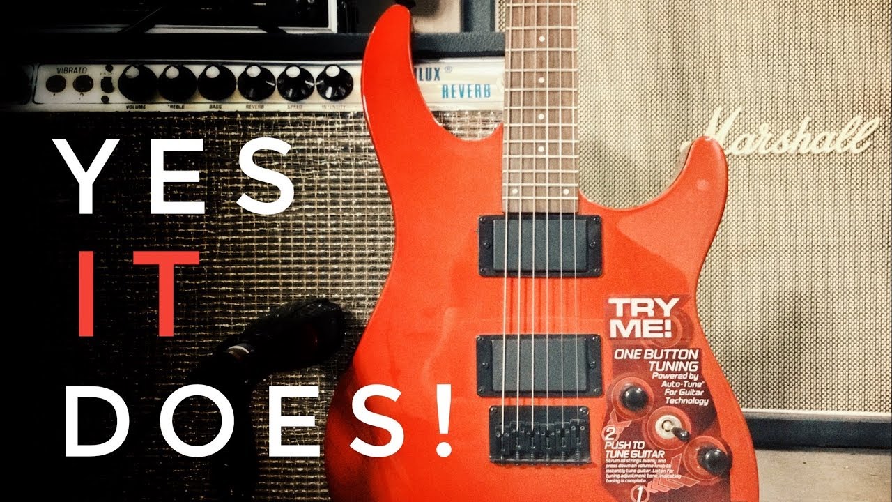 A dirt CHEAP GUITAR that successfully TUNES ITSELF? Does it exist?