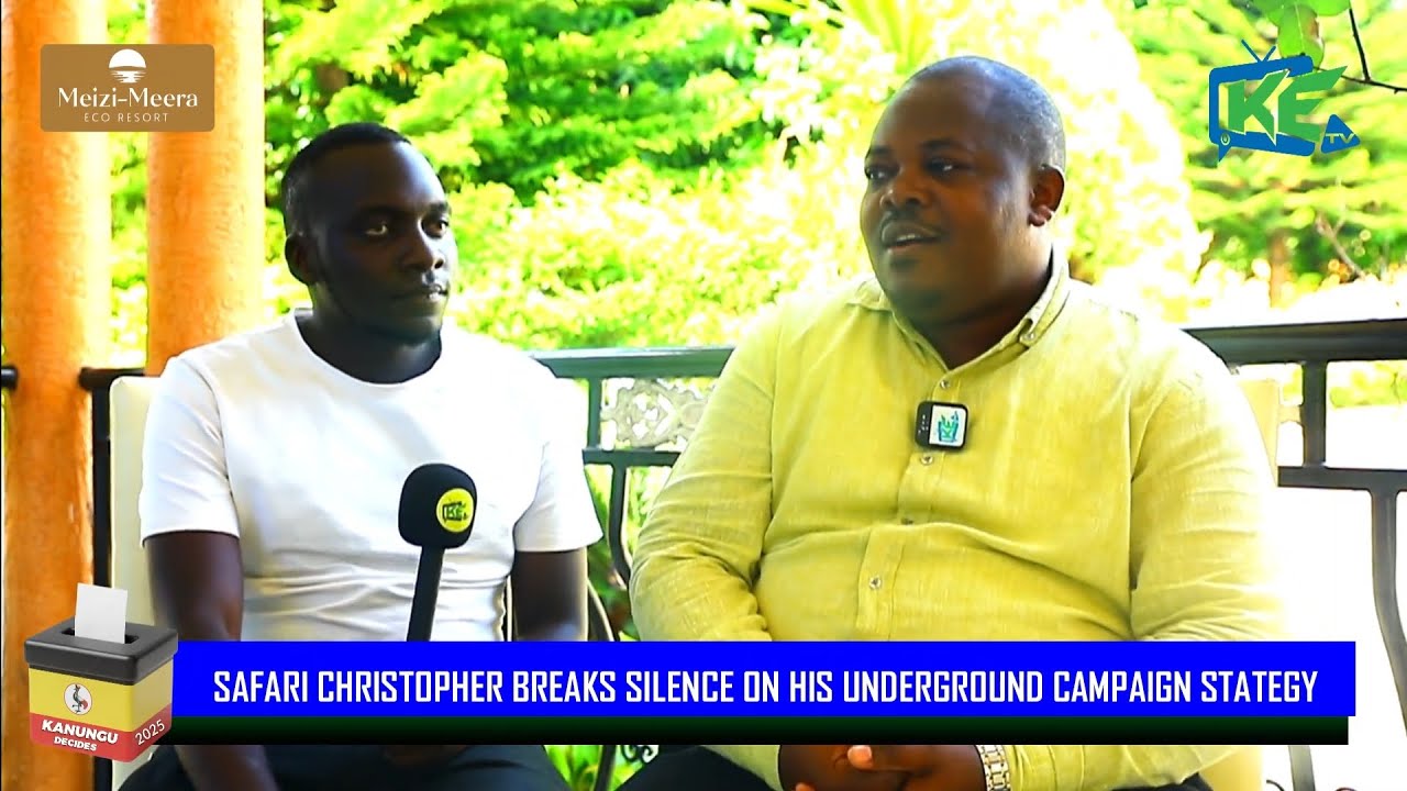 Safari Christopher Breaks Silence on His Underground Campaign Strategy as Mp Kinkizi West 2026-31 
