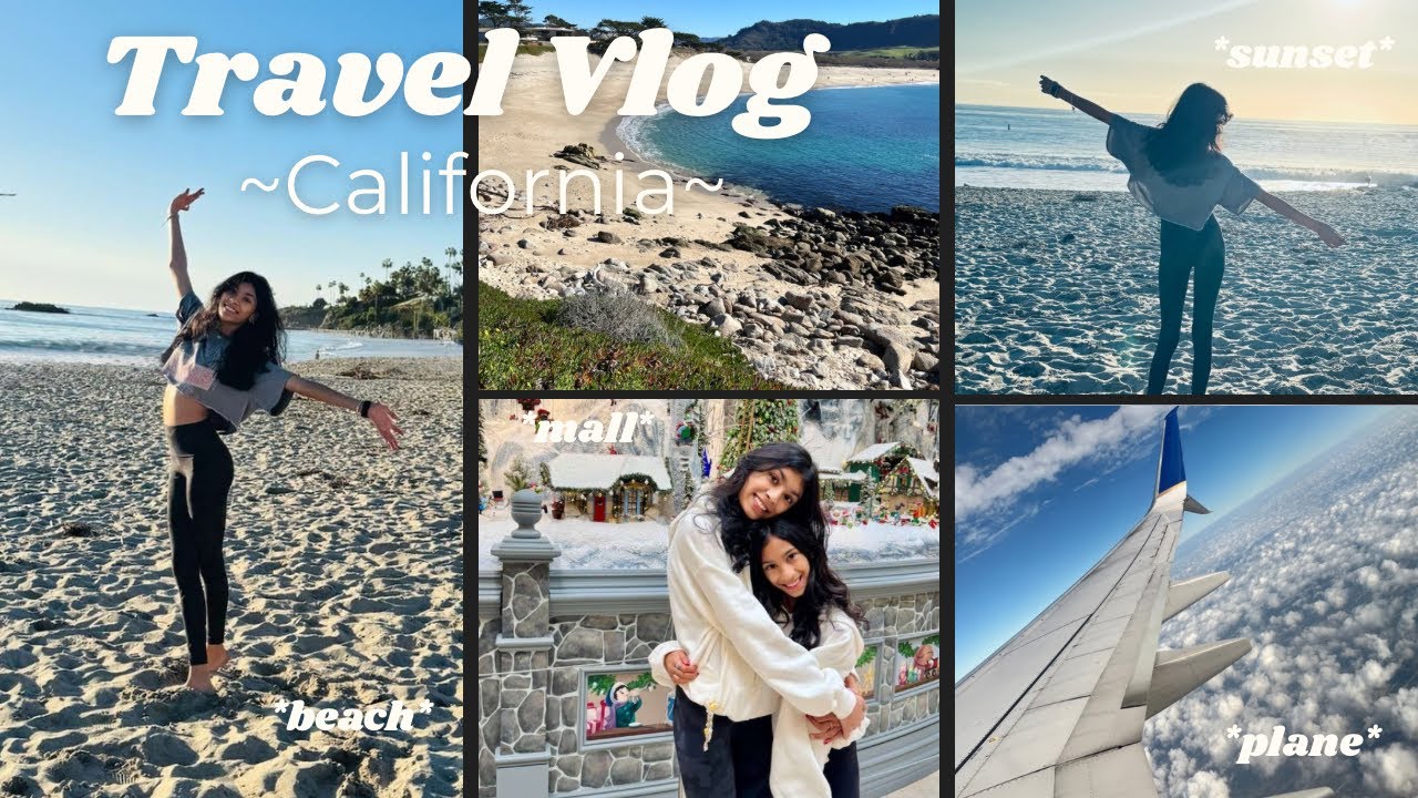 california travel vlog! 🌴☀️ beaches, roadtrips, food and more!!! 🌊🚘