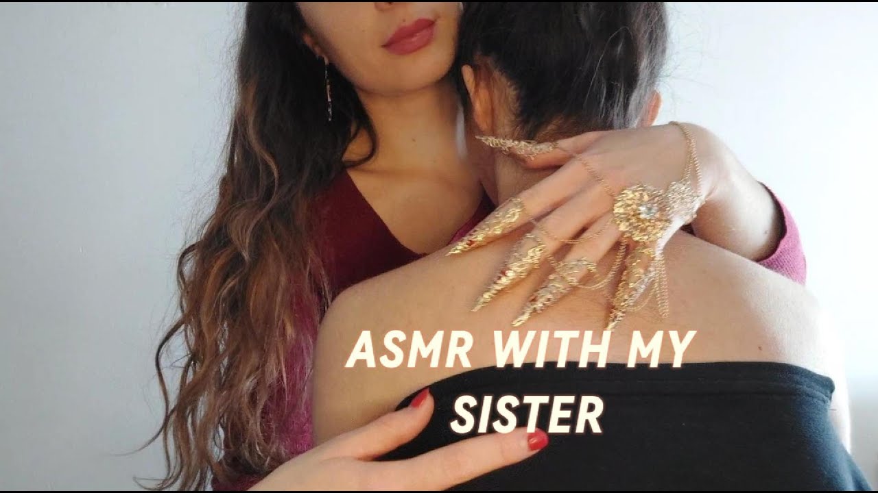 ASMR GRATTINI a mia sorella!! ❤️😴#relax #tingles #relaxing #mouthwhisper 