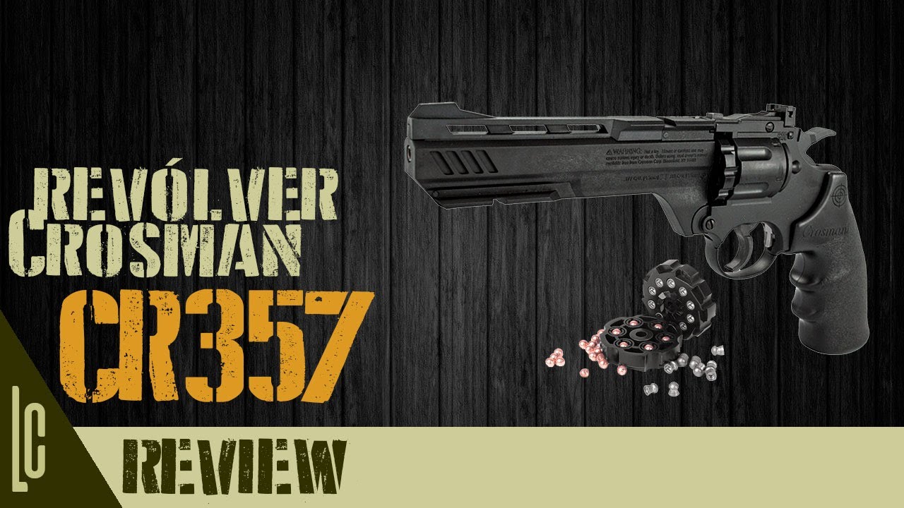 [Review] Revólver Crosman VIGILANTE CR357 - Esfera de aço e Chumbinho 4.5mm