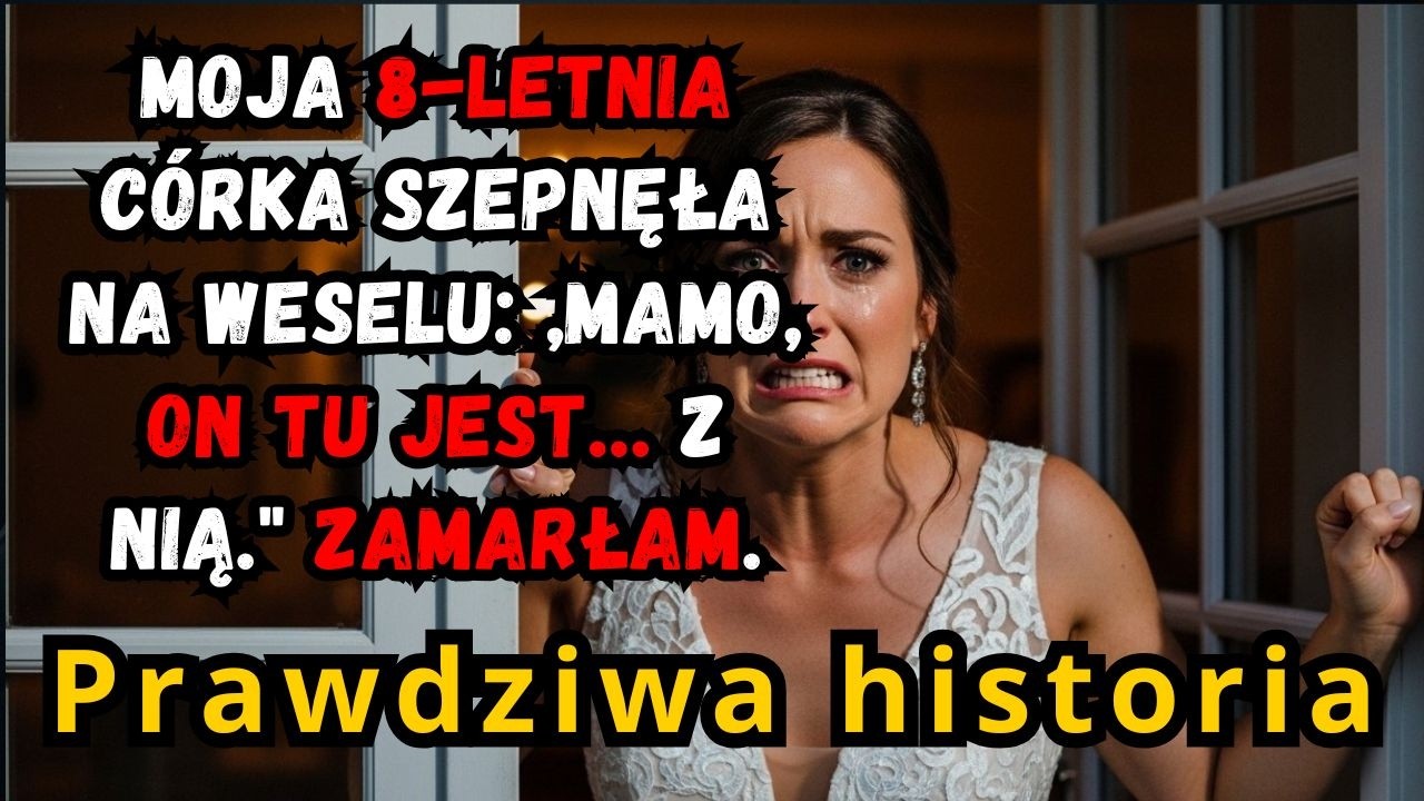 Na weselu przyjaciółki moja 8-letnia córka szepnęła „Mamo, on tu jest. Z nią