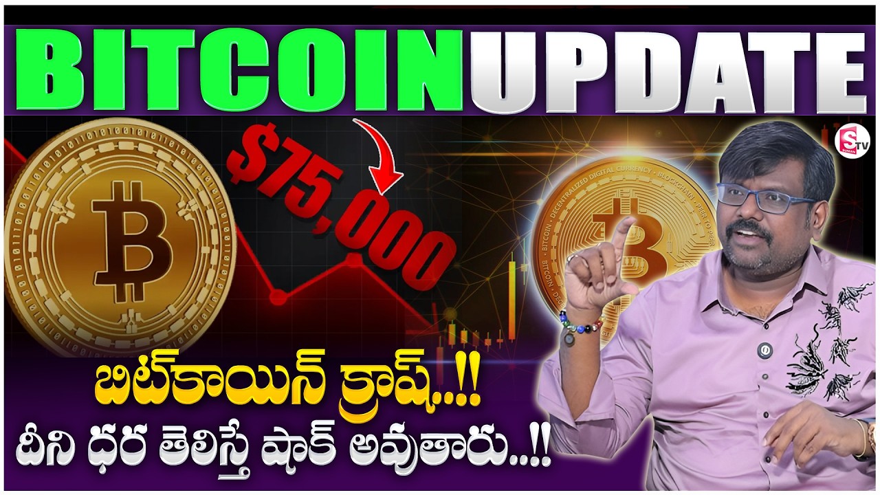 Crypto Rajesh: Bitcoin Crash 2026 | Bitcoin Price Drop Explained in Telugu | SumanTV Shirisha