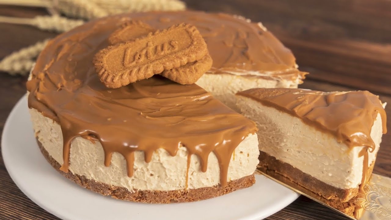 Tarta de galletas Lotus