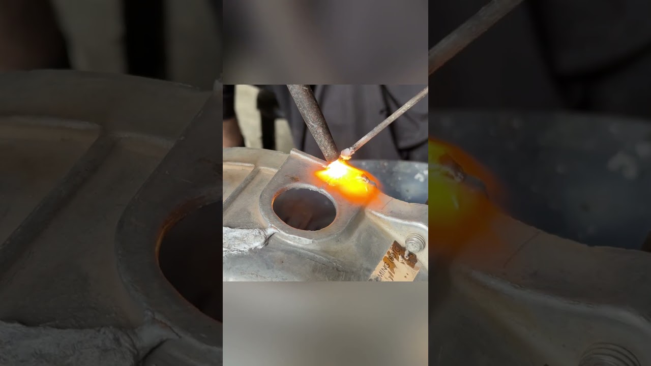 How to Repair a Cracked Aluminum Transmission Housing  #theweldfix #aluminumwelding