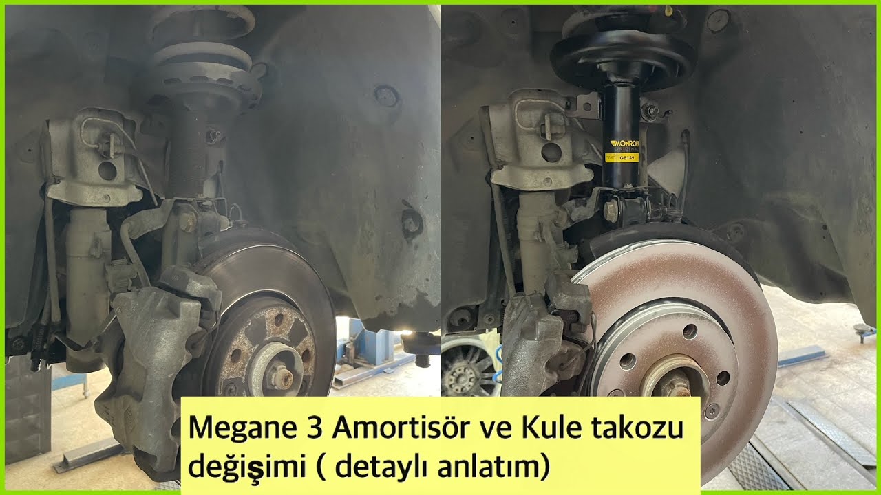 Megane 3 Amortisör ve Kule Takozu Değişimi (Detaylı Anlatım)