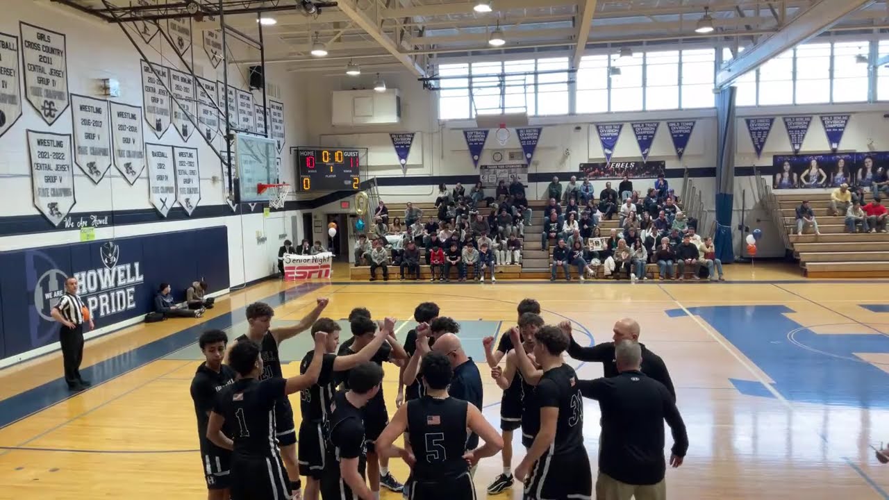 Boys Basketball Senior Night | Howell Rebels vs Toms River North Mariners
