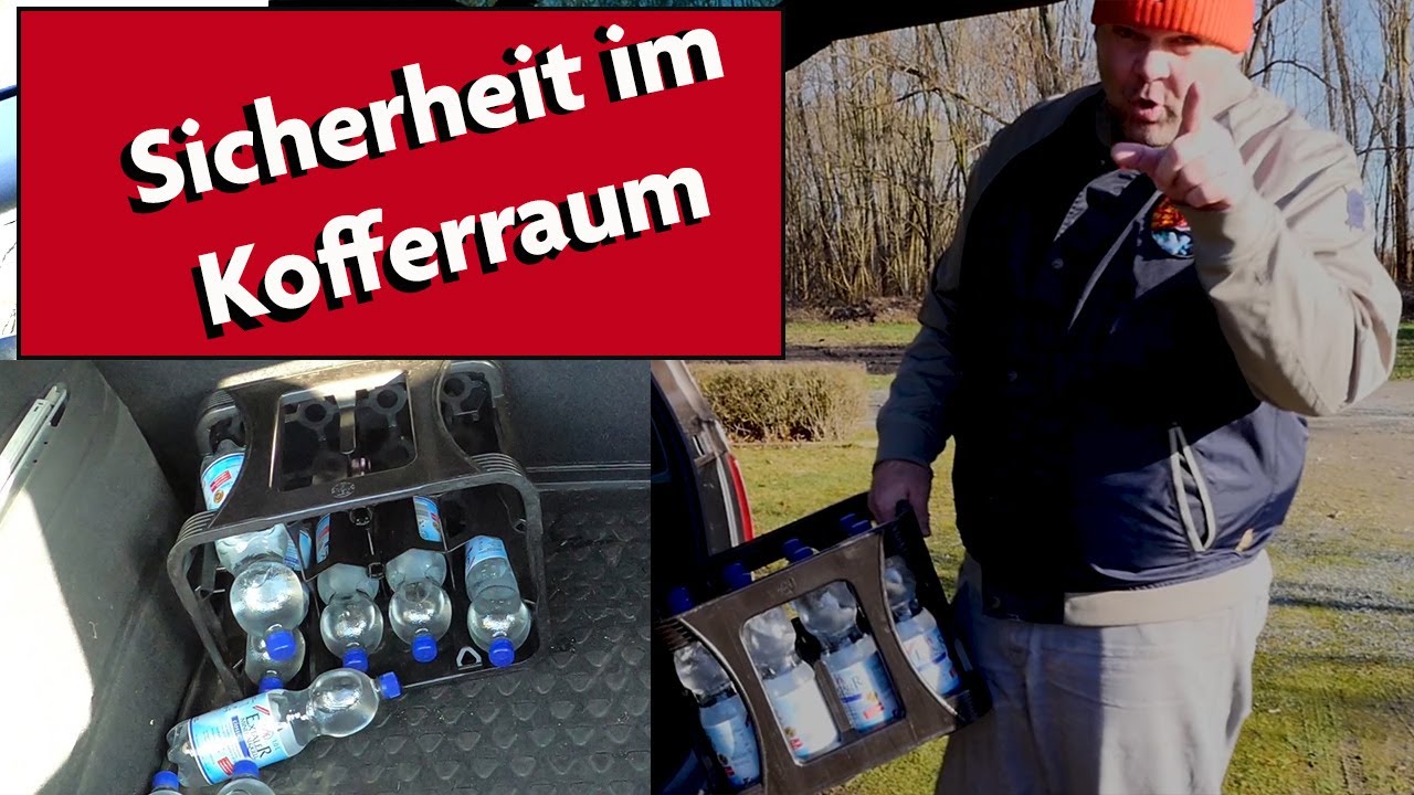 ❎ Tipps Ladungssicherung im Kofferraum ❎ Welche Spanngurte❔ Sicherheit Zurrgurte