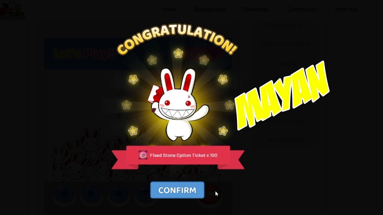 GACHA GRABBIT 22 TOKEN AJA SEBELUM MT - Seal BoD