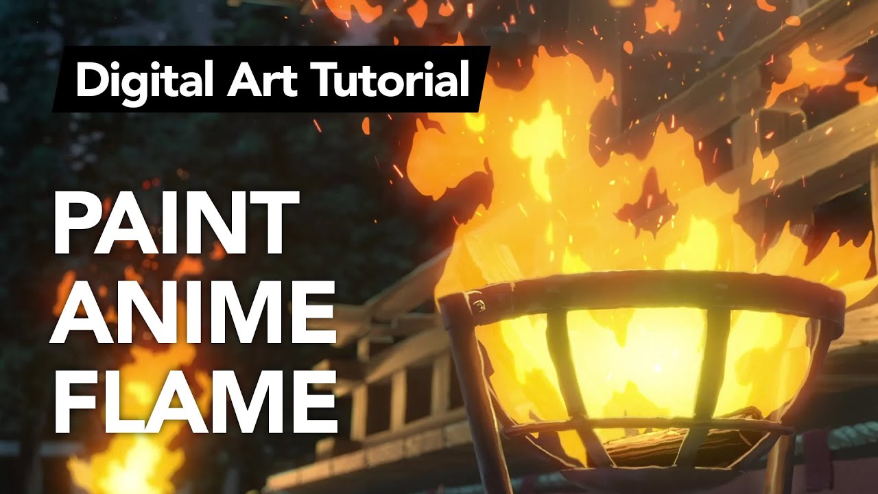 How to Draw a Flame | Digital Art Tutorial