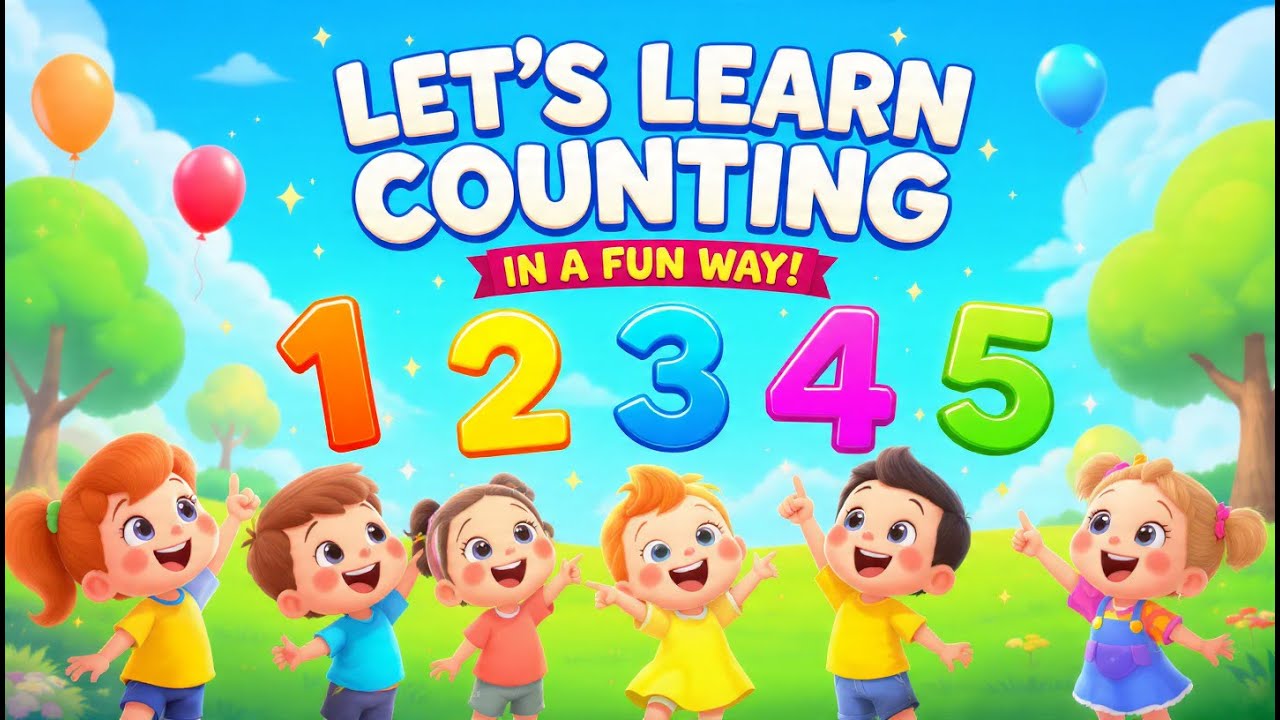 Let’s Learn Counting in a Fun Way | Numbers for Kids | Counting 1 to 10 | Kidora