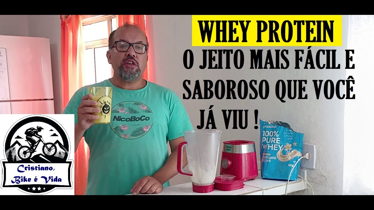 WHEY PROTEIN, O JEITO MAIS FÁCIL E SABOROSO QUE VOCÊ JÁ VIU ! O MELHOR PÓS TREINO NOS SEUS PEDAIS !