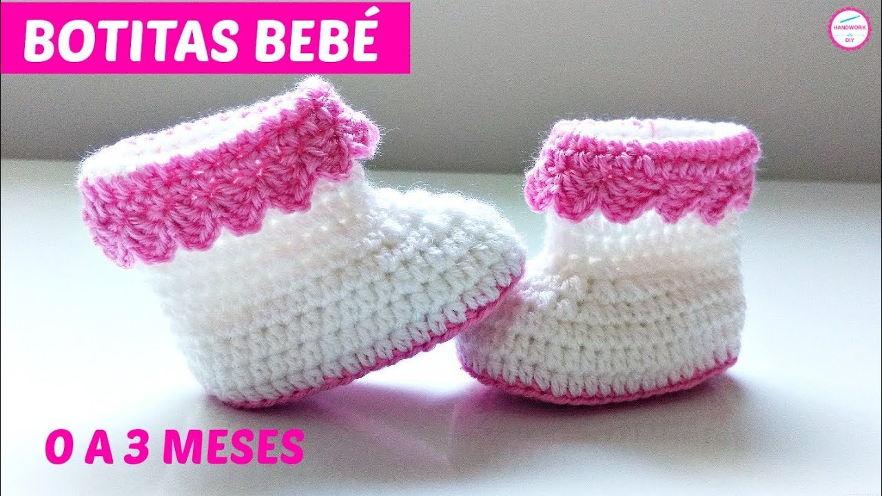 BOTITAS A CROCHET PARA BEBÉS PASO A PASO