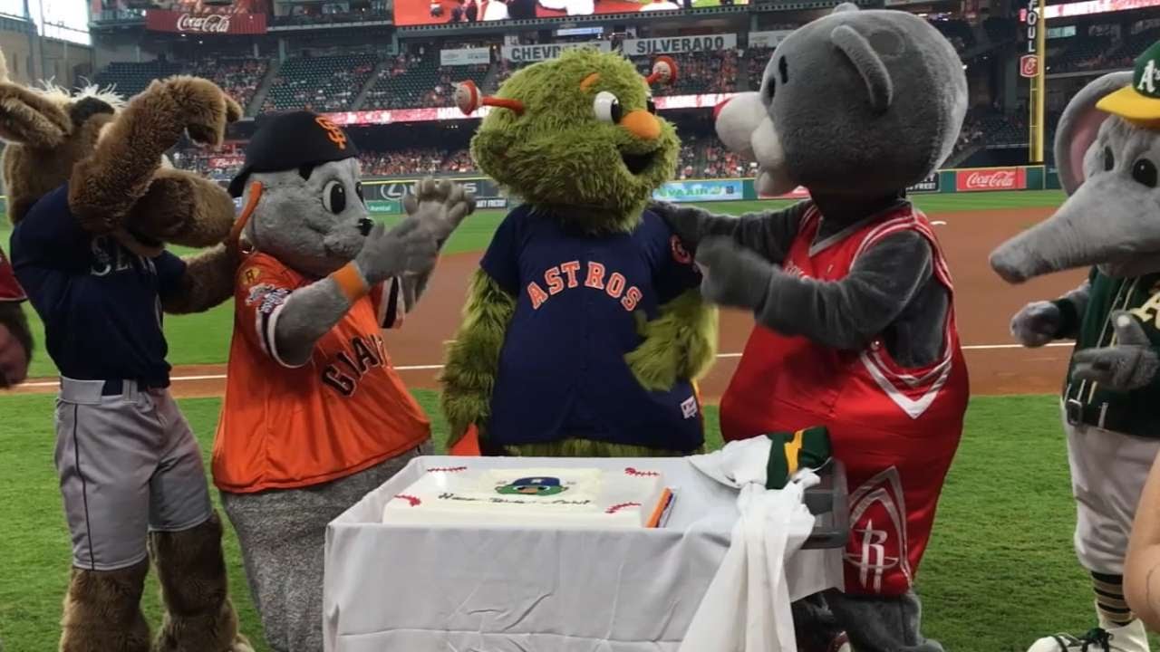 Orbit celebrates birthday with friends
