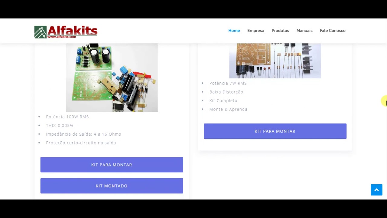 NOVO SITE  ALFAKITS!