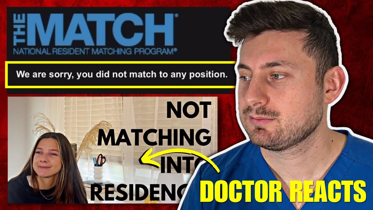 Reacting to An Awesome Medical Student Who Didn't Match