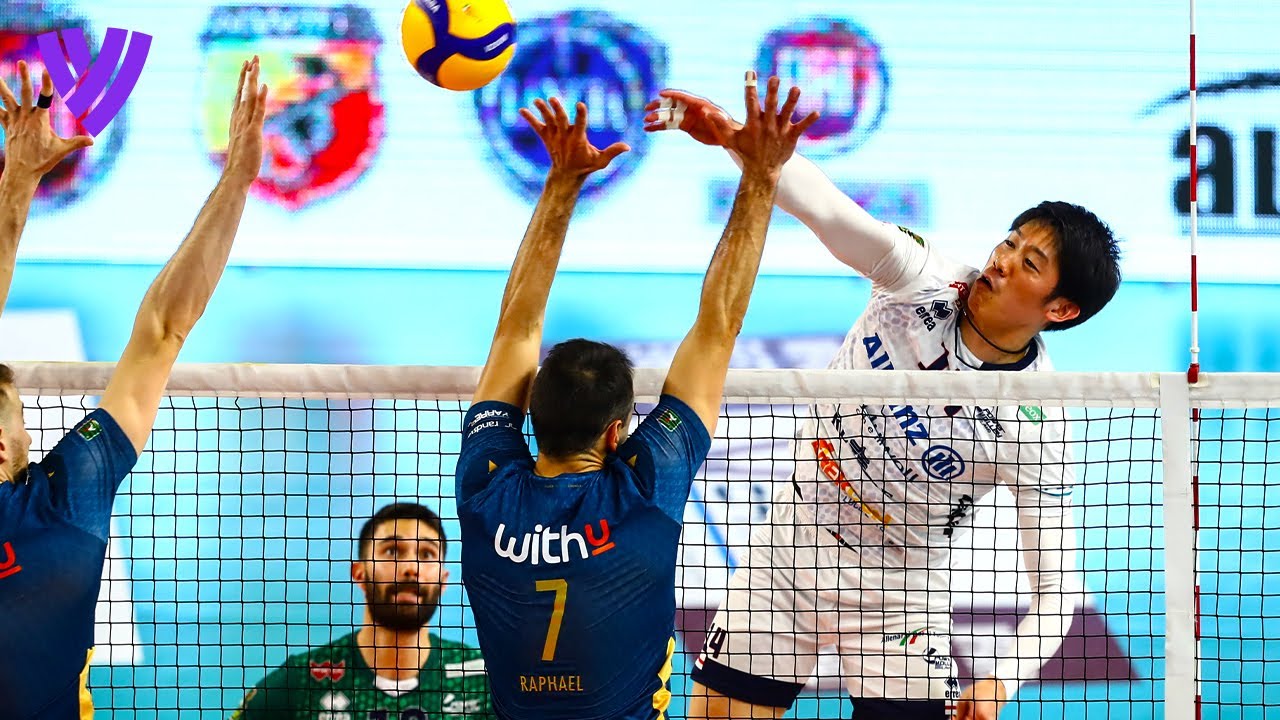 The Most STRESSFUL Set for Ishikawa In The Men's Italian League!!🥵🏐