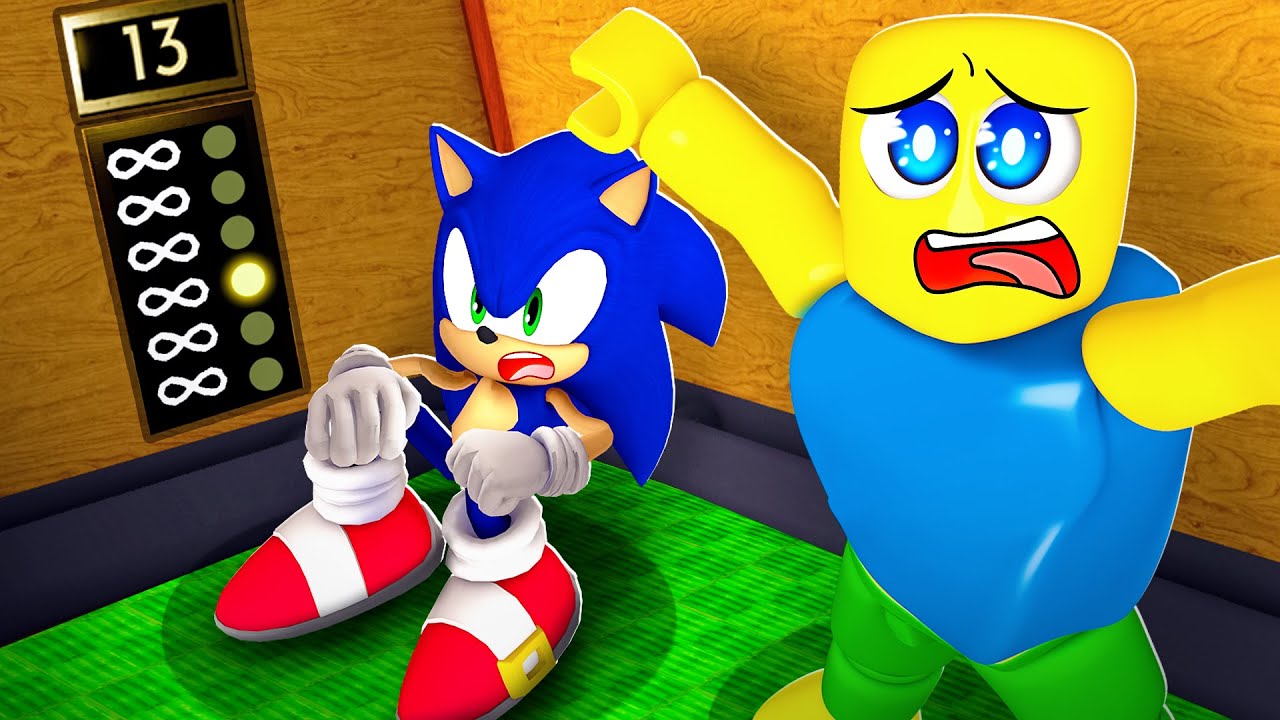 Can SONIC Escape The SONIC ELEVATOR?