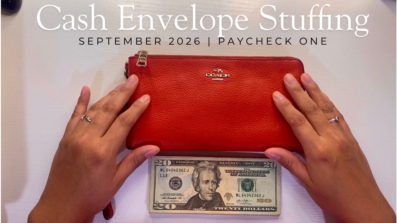 I&rsquo;M BACK! 😭💵 My FIRST Cash Envelope Stuffing in FOREVER | September 2026