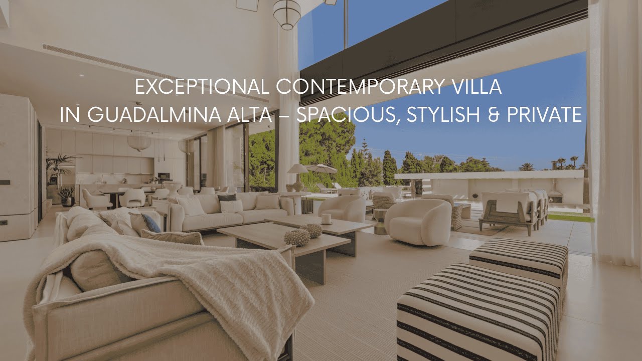 Exceptional Contemporary Villa in Guadalmina Alta – Spacious, Stylish & Private