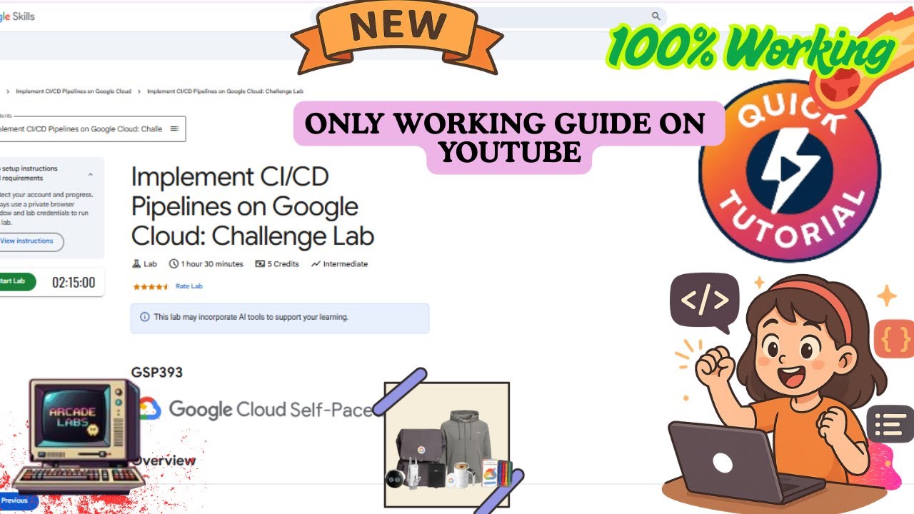 Внедрение конвейеров CI/CD в Google Cloud: лабораторная работа | Новое руководство | 