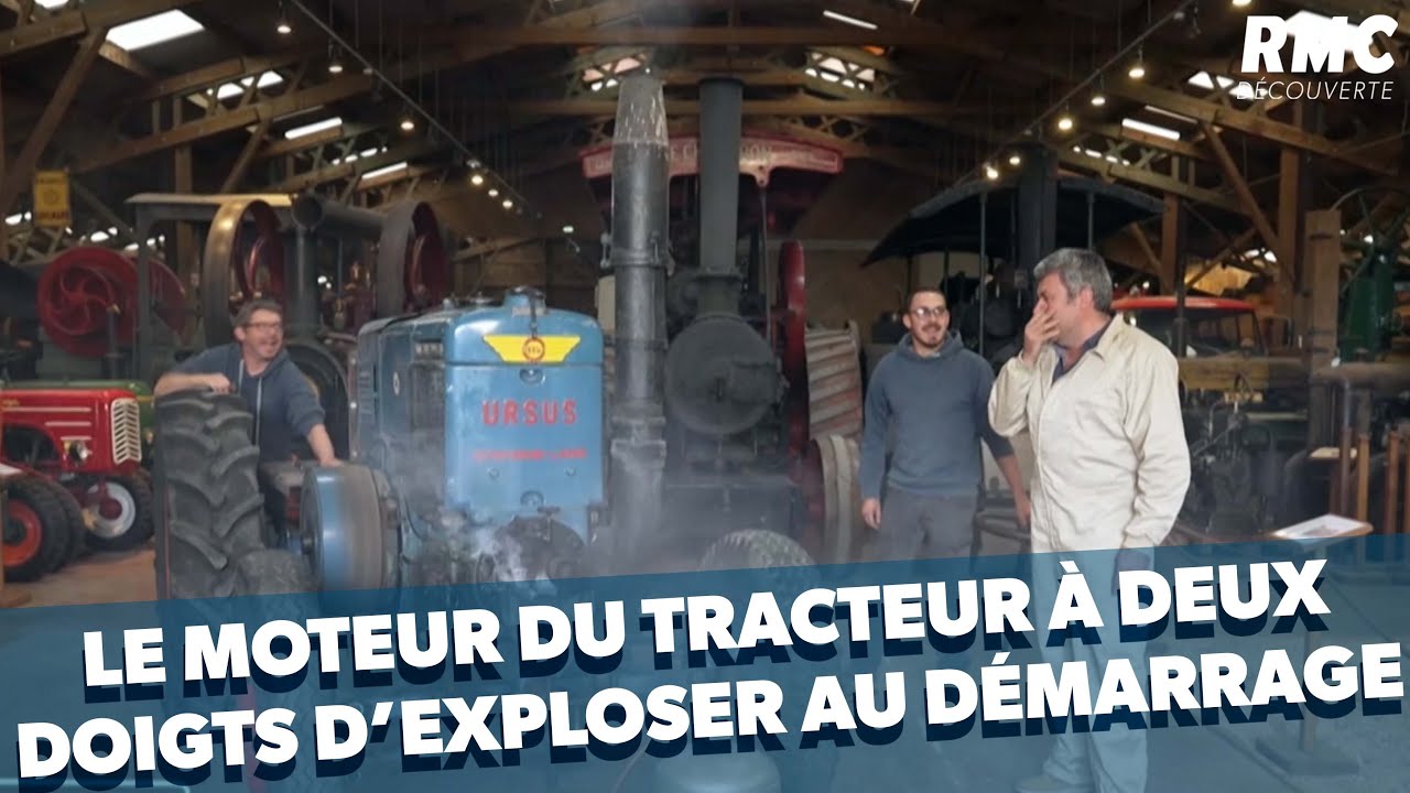 Le moteur du tracteur risque d'exploser au démarrage !