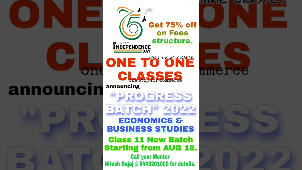 Economics Class 11 | Business Studies class 11 | Commerce Class 11