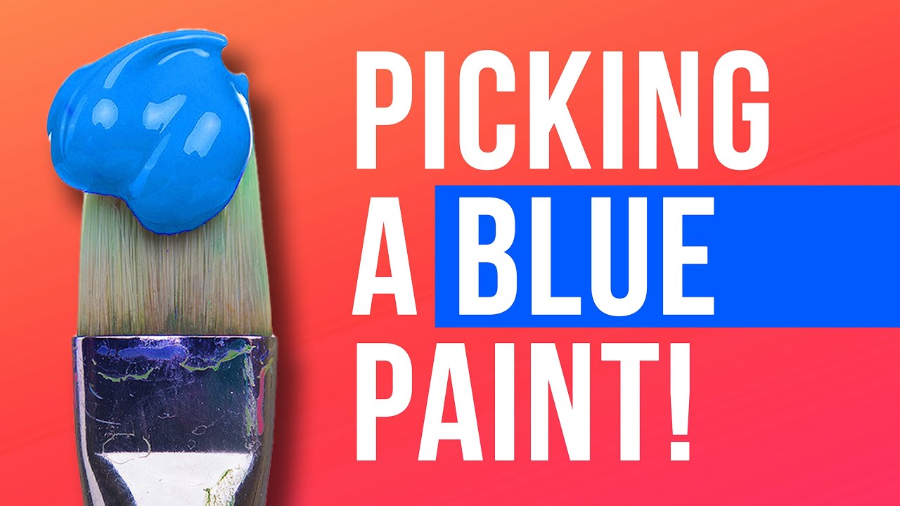 Oil & Acrylic Blue Paints!