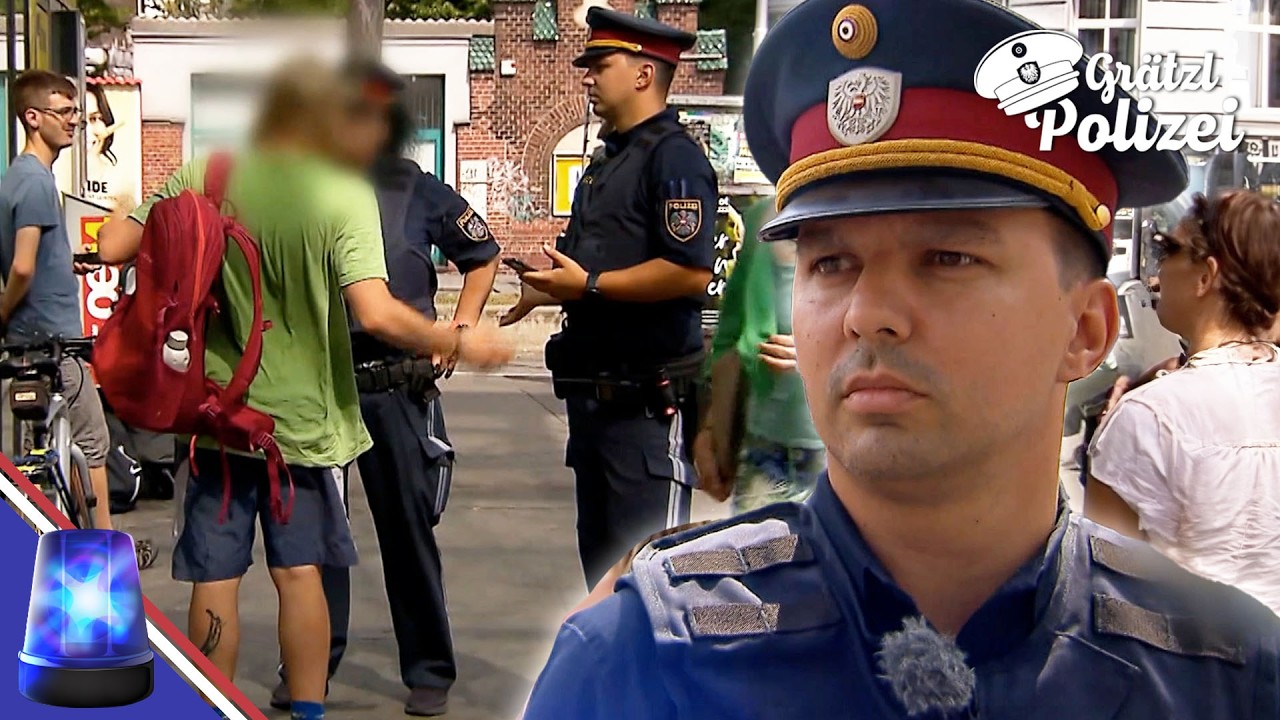 Fahrrad-Kontrolle eskaliert: Polizei findet Drogen! | Grätzlpolizei | ATV