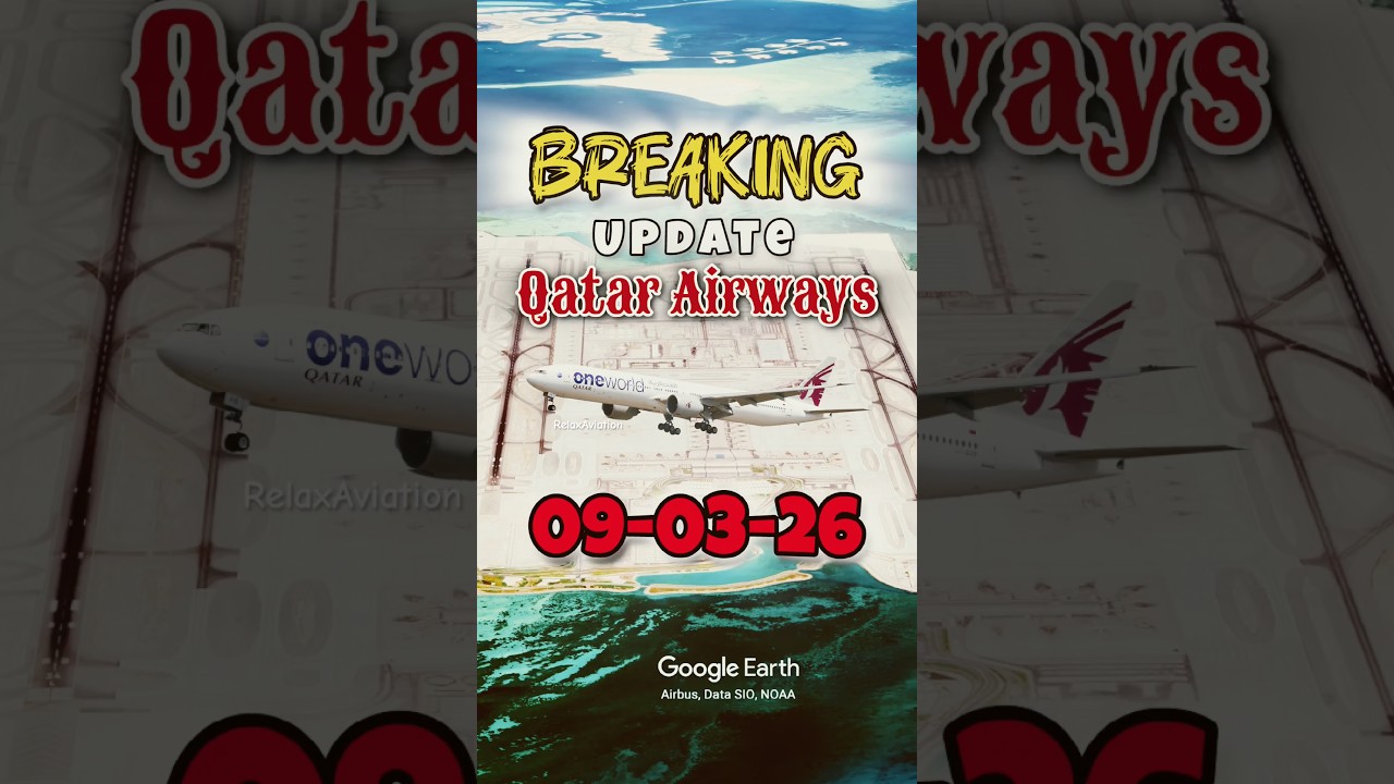 Qatar Airways Flight Update | Limited Departures from Doha Today 09 march 2026 #shortvideo #qatar