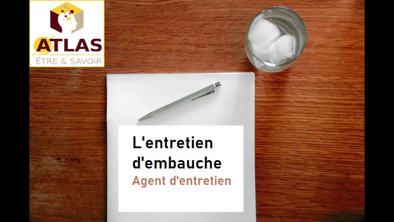 Dialogue - L'entretien d'embauche : L'agent d'entretien