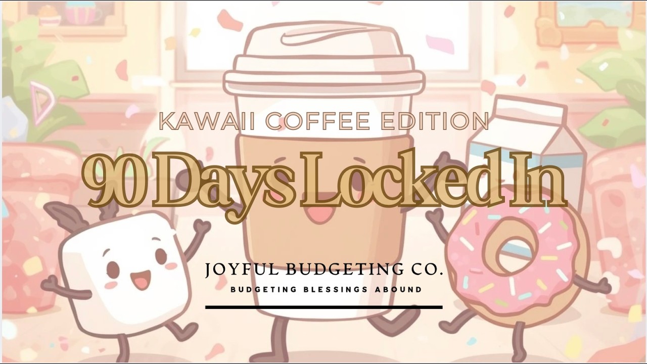 ☕90 Days Locked In DAY 1🌸KAWAII COFFEE EDITION💕New Challenge Starts✨Cute Budget Series