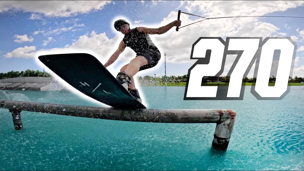 FRONTSIDE 270 - WAKEBOARDING